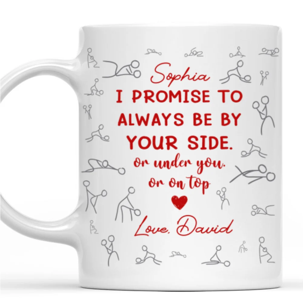 I Promise - Personalized Custom Coffee Mug - Image 6