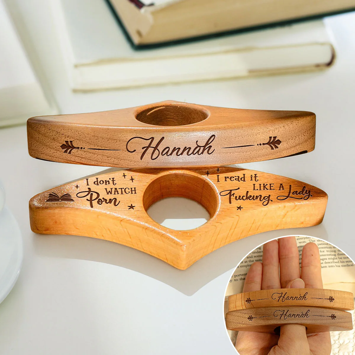 I Read It - Personalized Custom Book Page Holder - Image 3