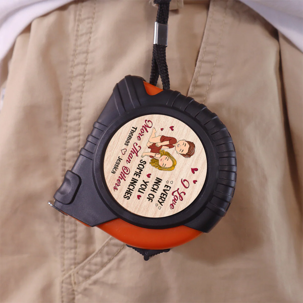 I Really Love Every Inch Of You - Personalized Custom Tape Measure - Image 3