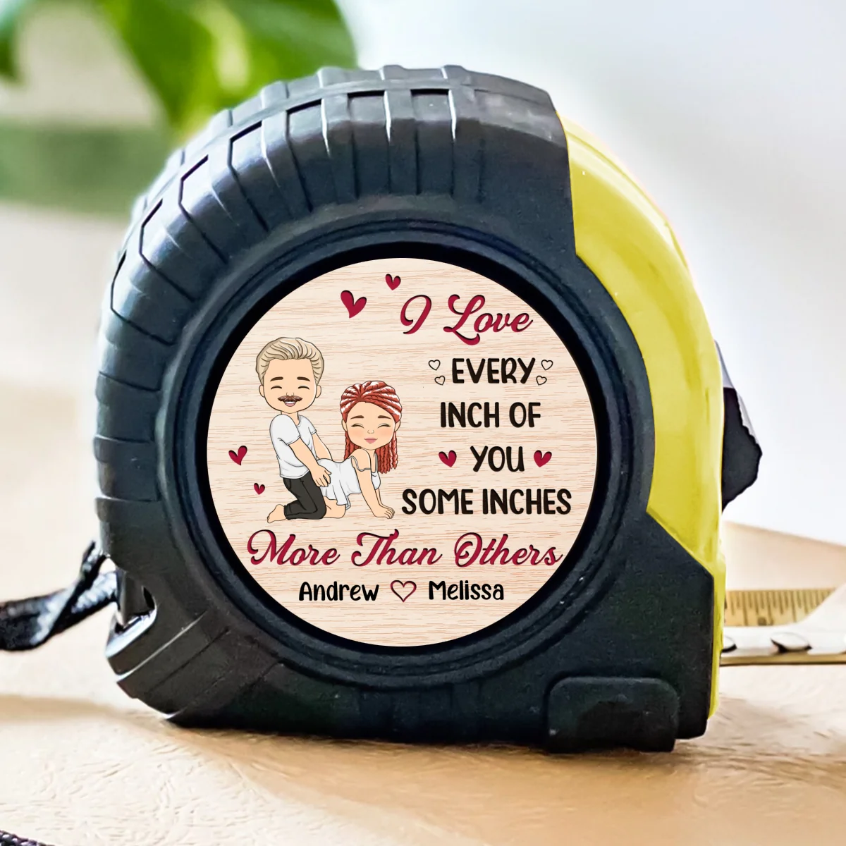 I Really Love Every Inch Of You - Personalized Custom Tape Measure - Image 6