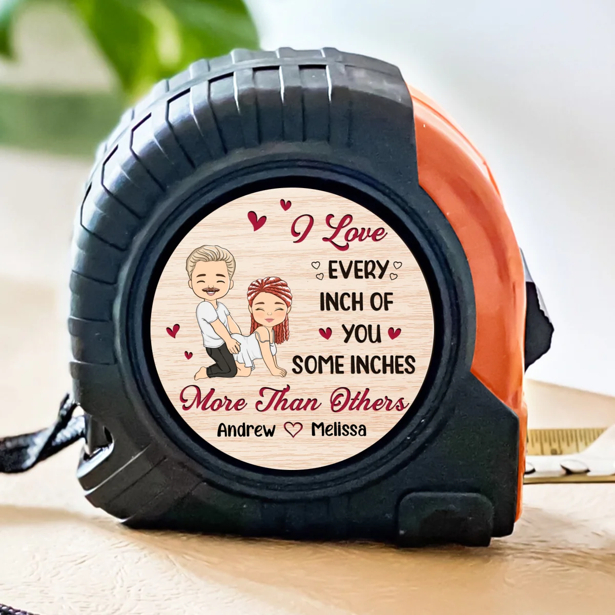 I Really Love Every Inch Of You - Personalized Custom Tape Measure - Image 7