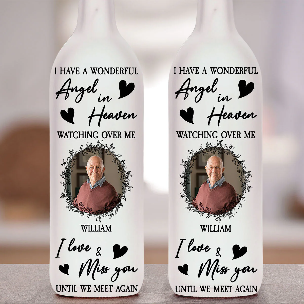I Really Miss You - Personalized Custom Bottle Lamp - Image 4