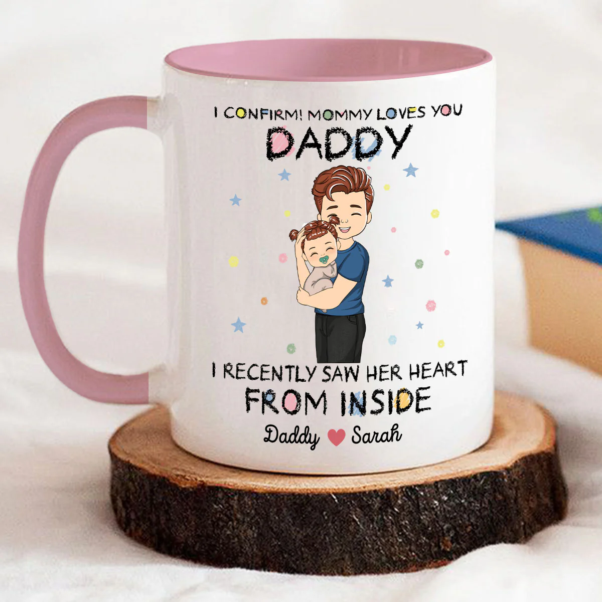 I Saw From Inside - Personalized Custom Accent Mug - Image 3