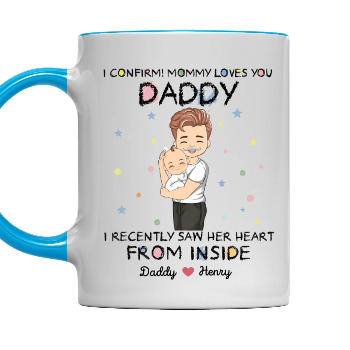 I Saw From Inside - Personalized Custom Accent Mug - Image 6