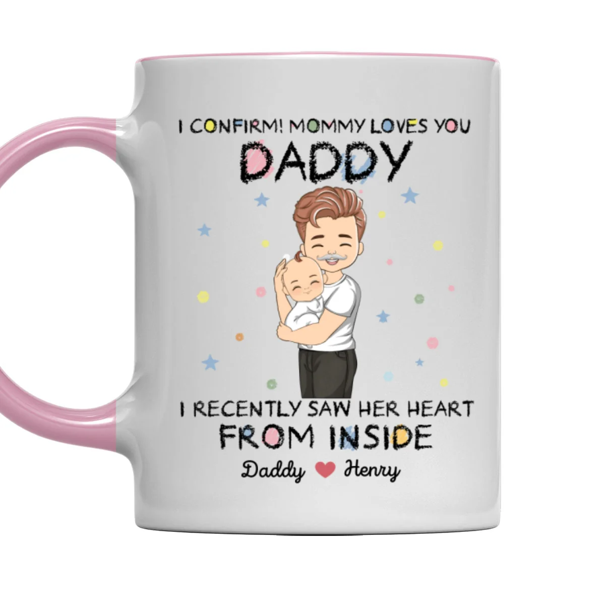 I Saw From Inside - Personalized Custom Accent Mug - Image 7