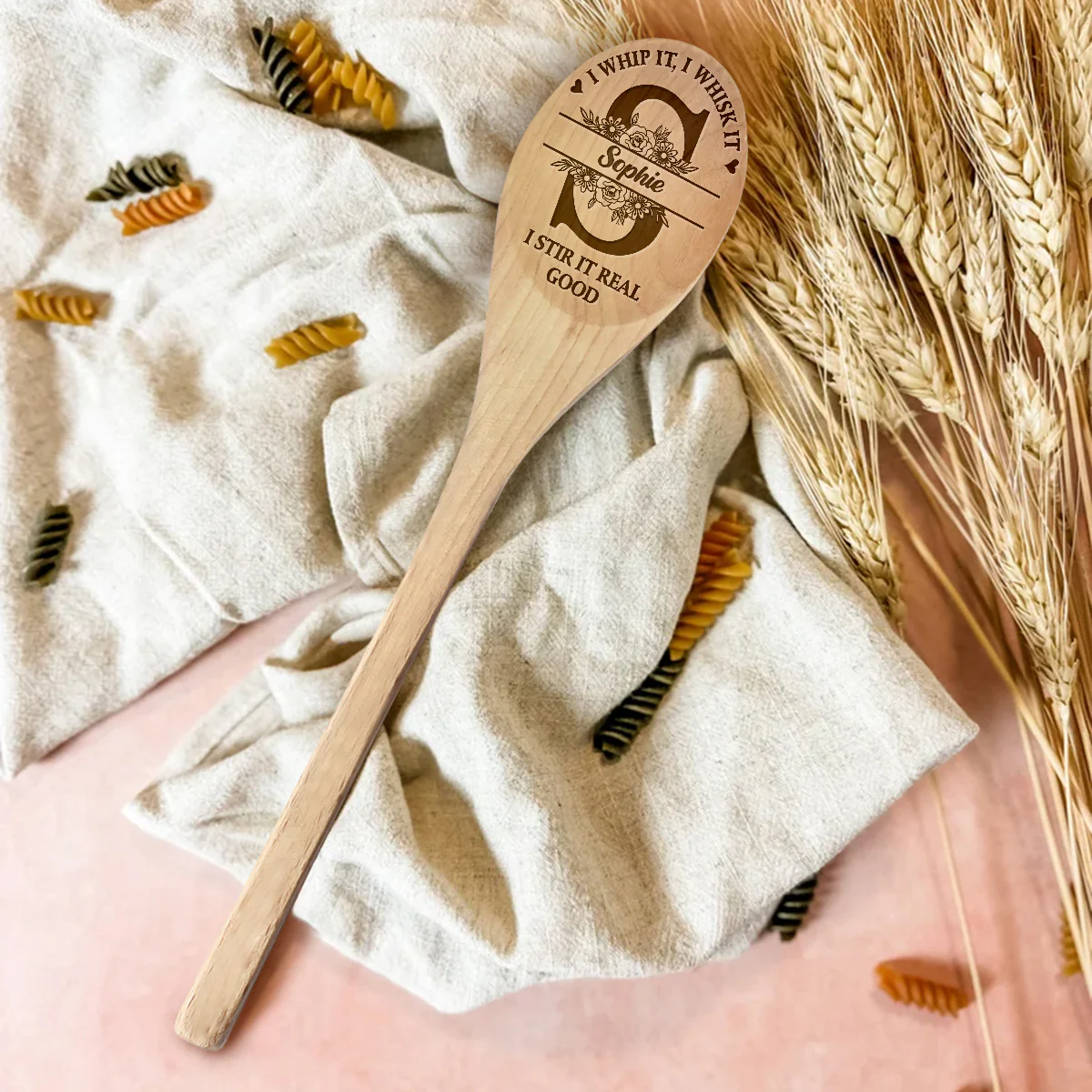 I Stir It Real Good - Personalized Custom Engraved Wooden Spoon - Image 3