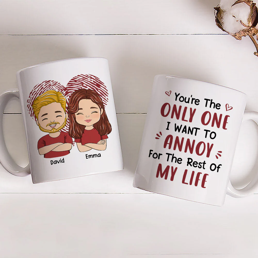 I Want To Annoy - Personalized Custom Coffee Mug - Image 2