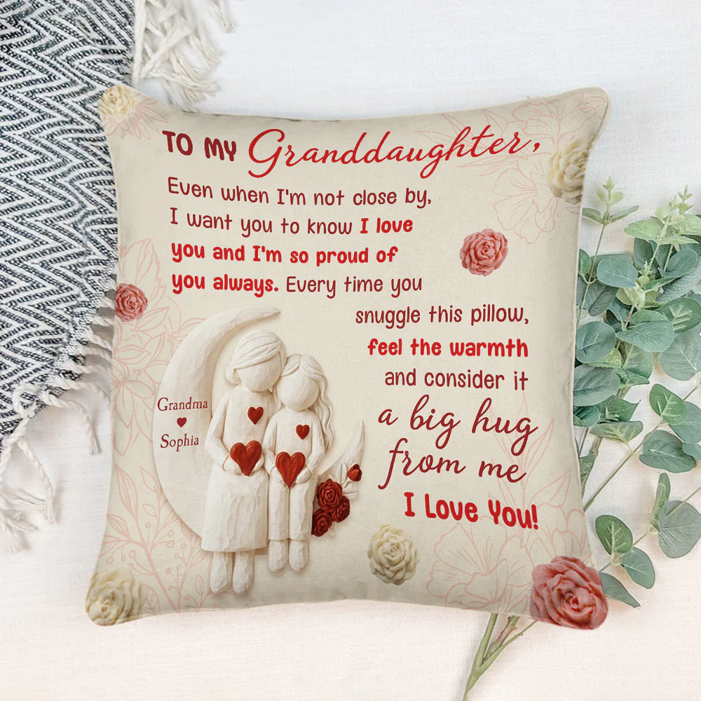 I Want You Know How Much I Love You - Personalized Custom Pillow - Image 3