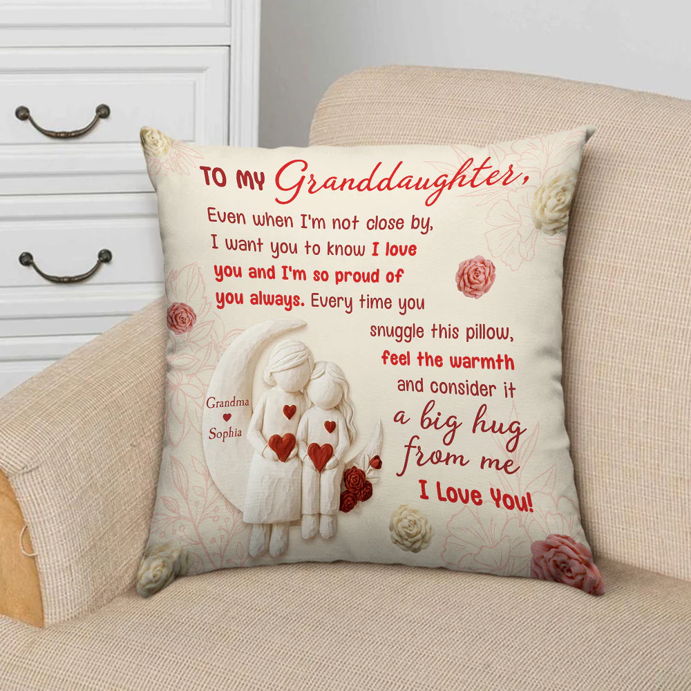 I Want You Know How Much I Love You - Personalized Custom Pillow - Image 4