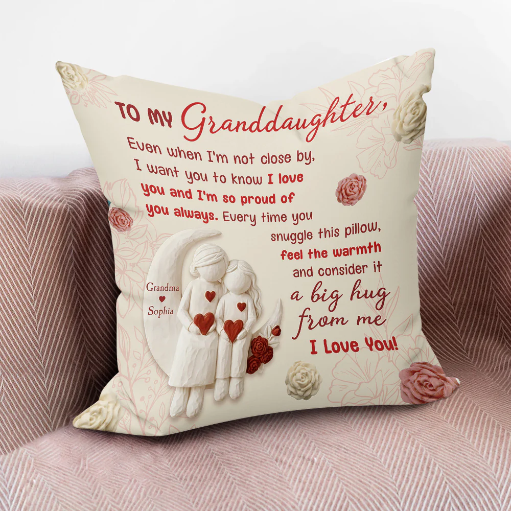I Want You Know How Much I Love You - Personalized Custom Pillow - Image 5