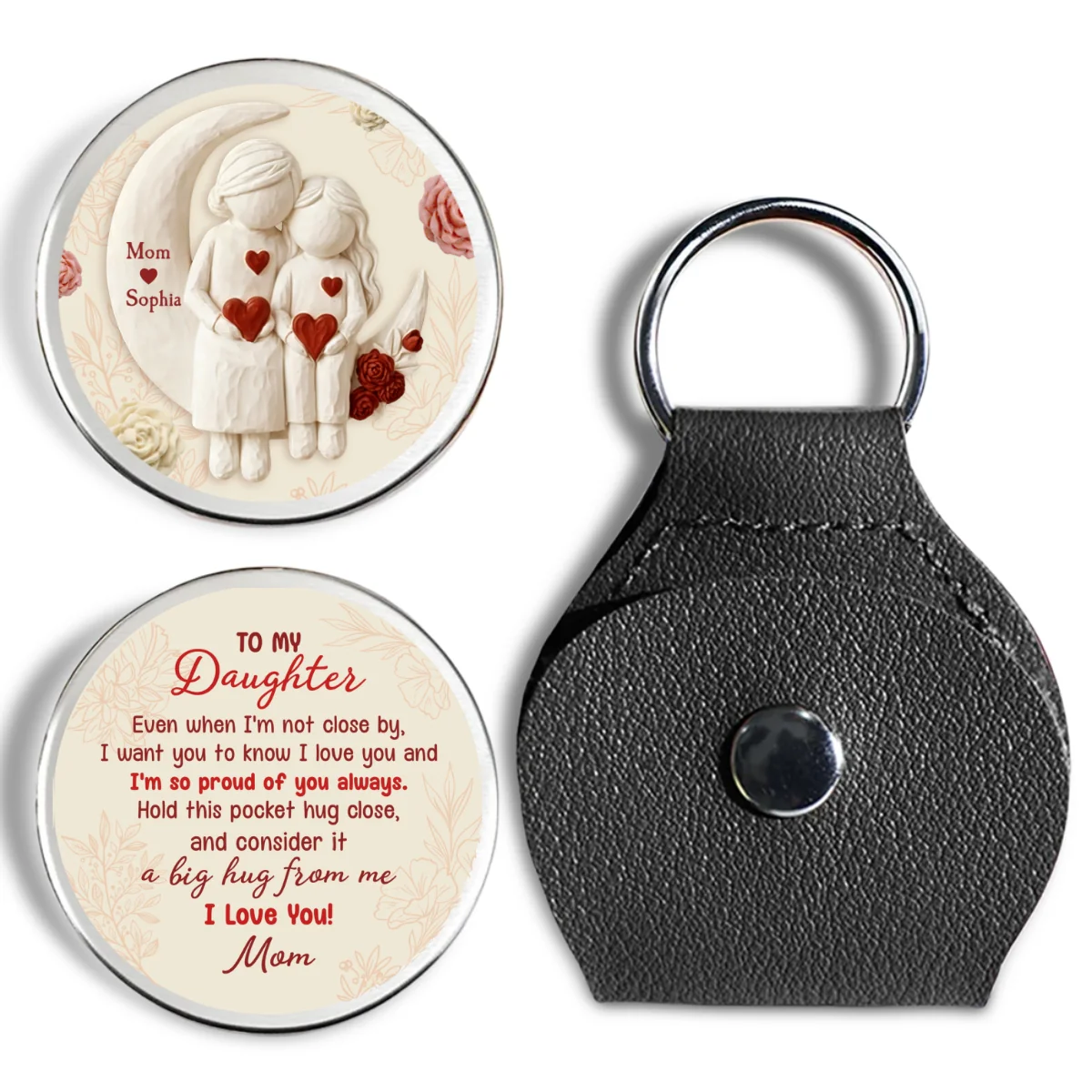 I Want You Know How Much I Love You - Personalized Custom Pocket Hug - Image 7