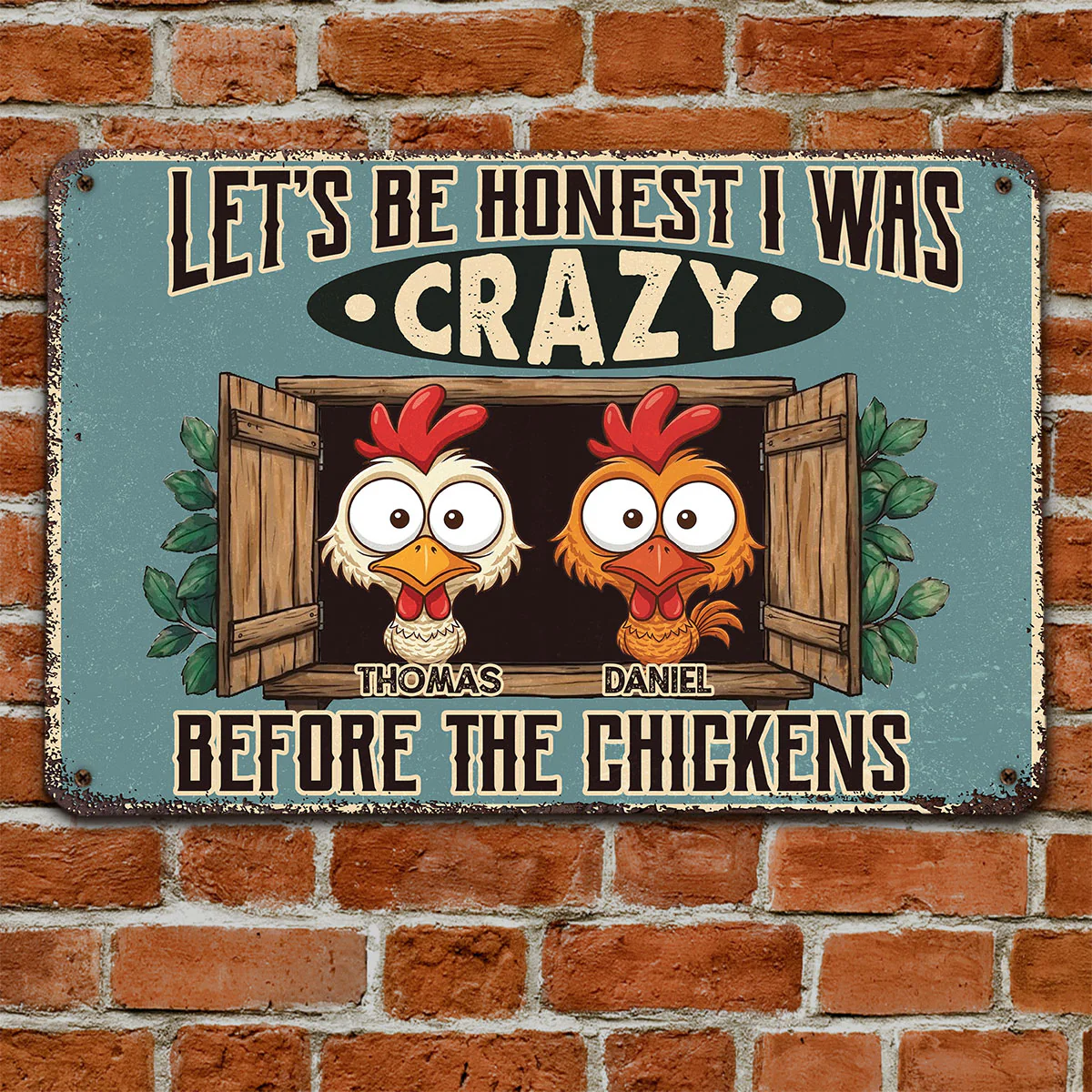 I Was Fine Before - Personalized Custom Metal Sign - Image 2