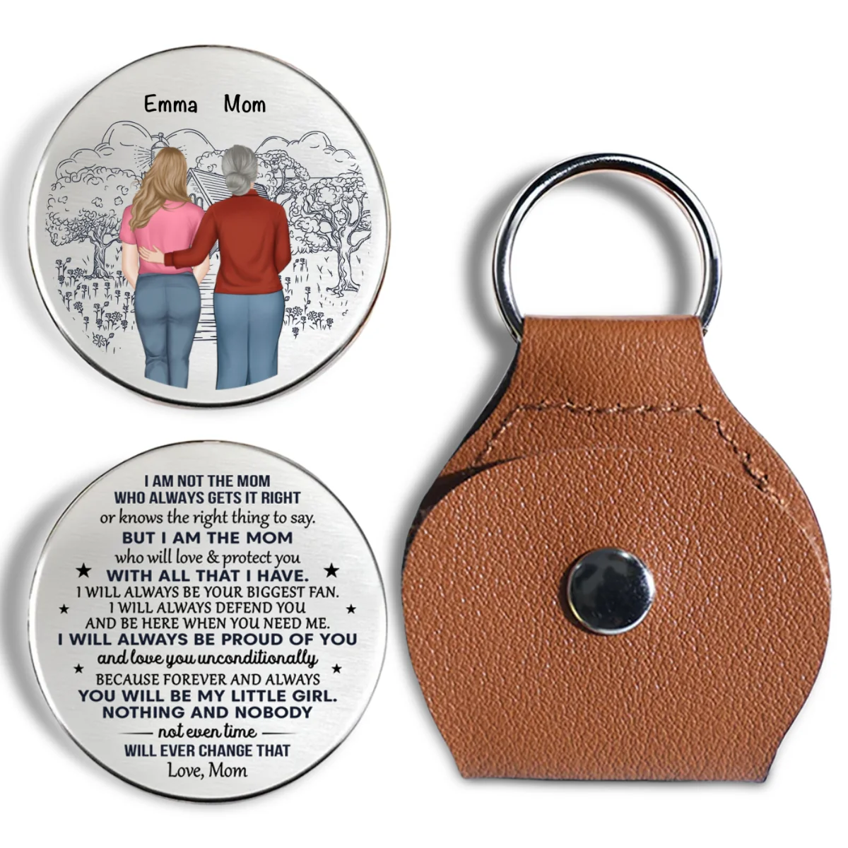 I Will Always Be Your Biggest Fan Ver Mom - Personalized Custom Pocket Hug - Image 7