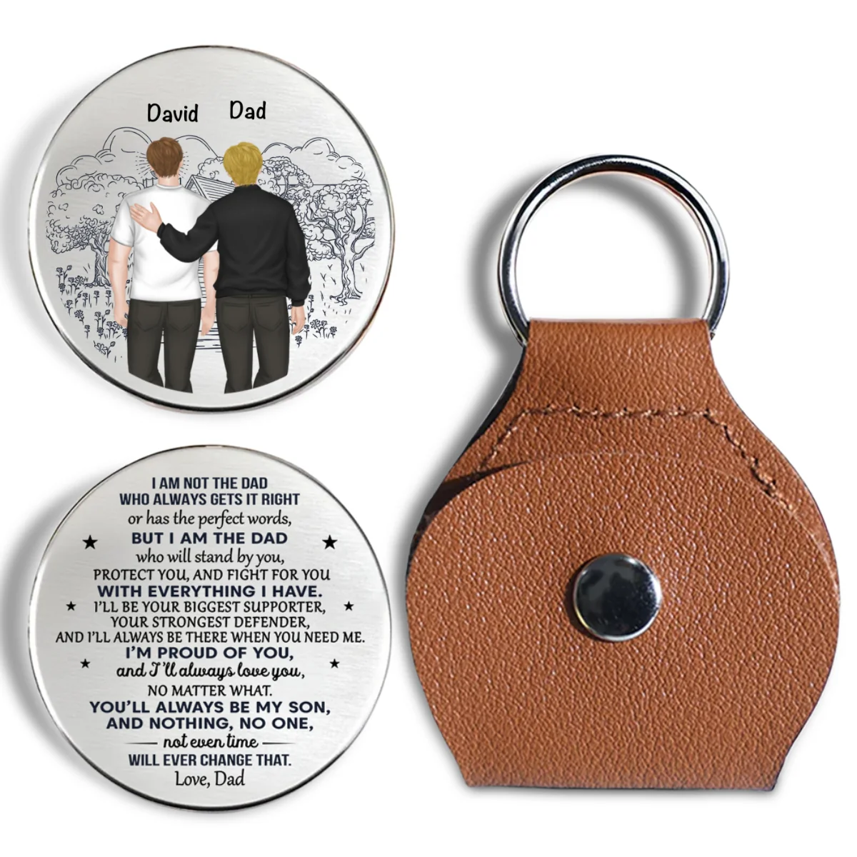I Will Always Be Your Biggest Supporter - Personalized Custom Pocket Hug - Image 6