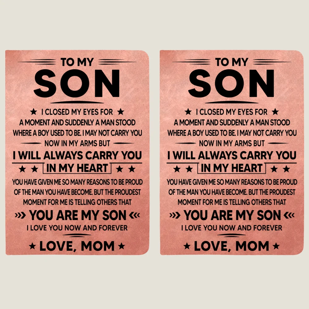 I Will Always Carry You - Personalized Custom Leather Journal - Image 10