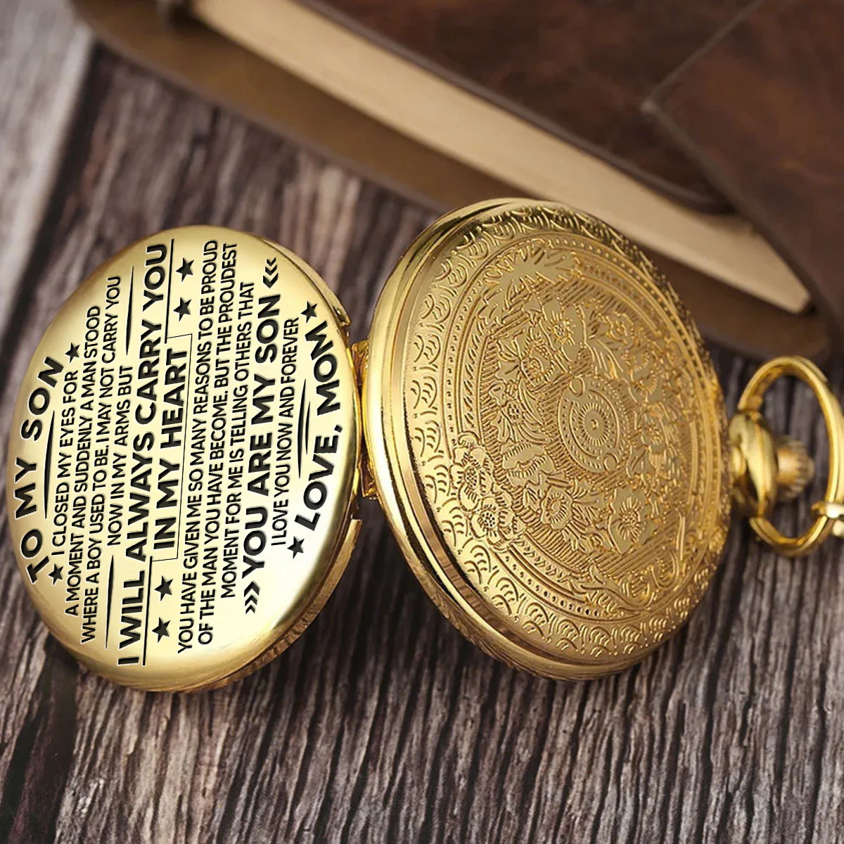 I Will Always Carry You - Personalized Custom Pocket Watch - Image 2