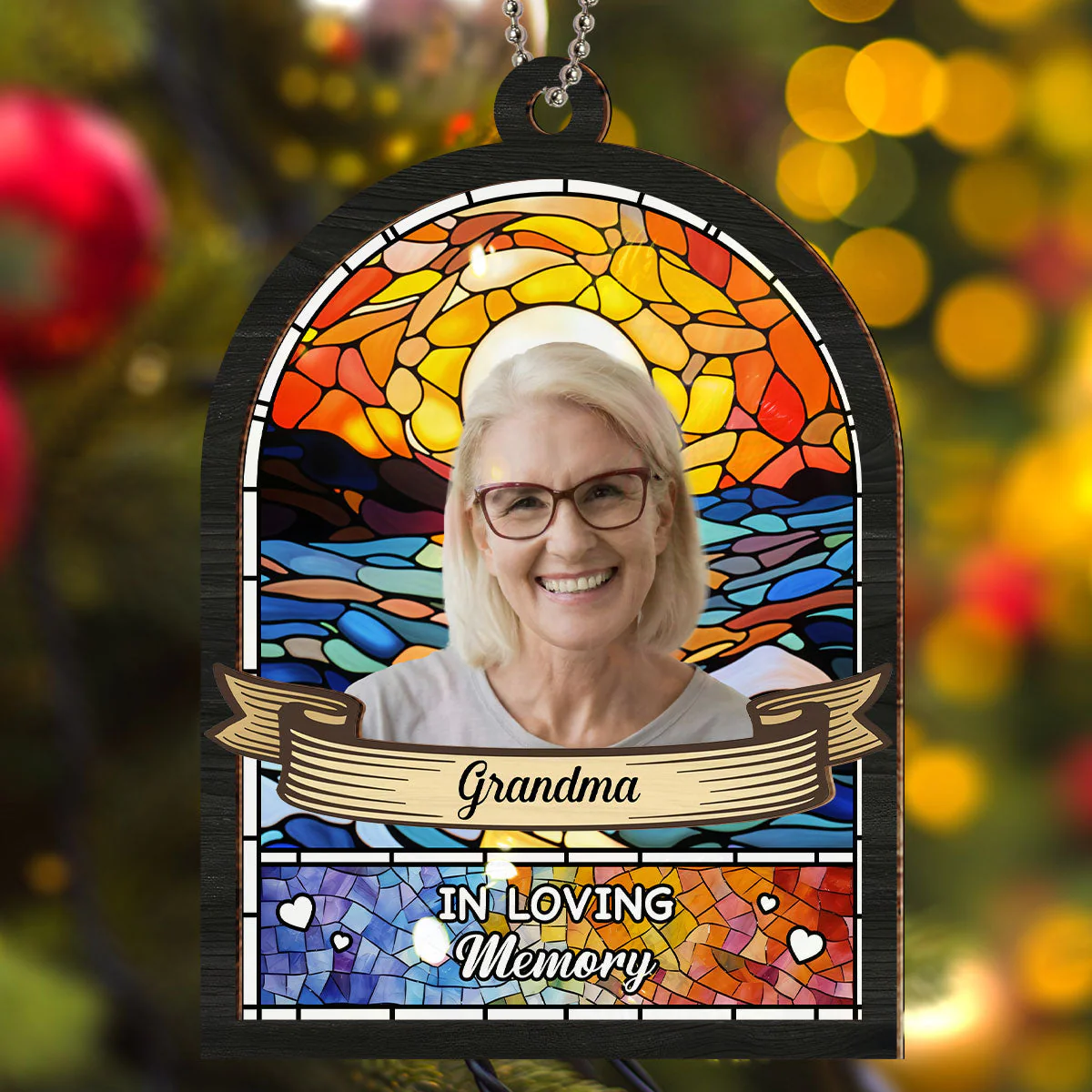 I Will Always Remember You - Personalized Custom Suncatcher Ornament - Image 3