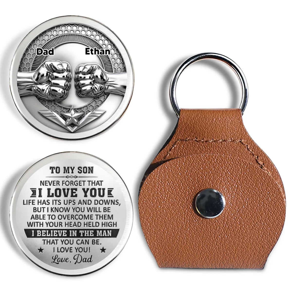 I Will Be Here For You - Personalized Custom Pocket Hug - Image 6