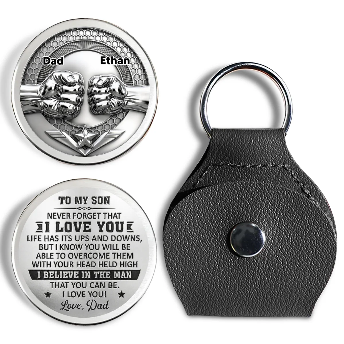 I Will Be Here For You - Personalized Custom Pocket Hug - Image 7