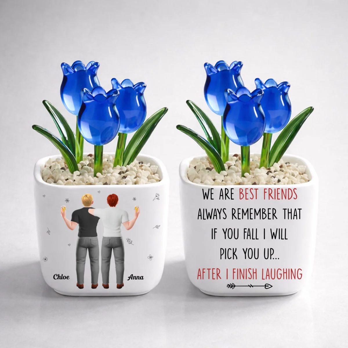 I Will Pick You After - Personalized Custom Glass Everlasting Tulips - Image 7