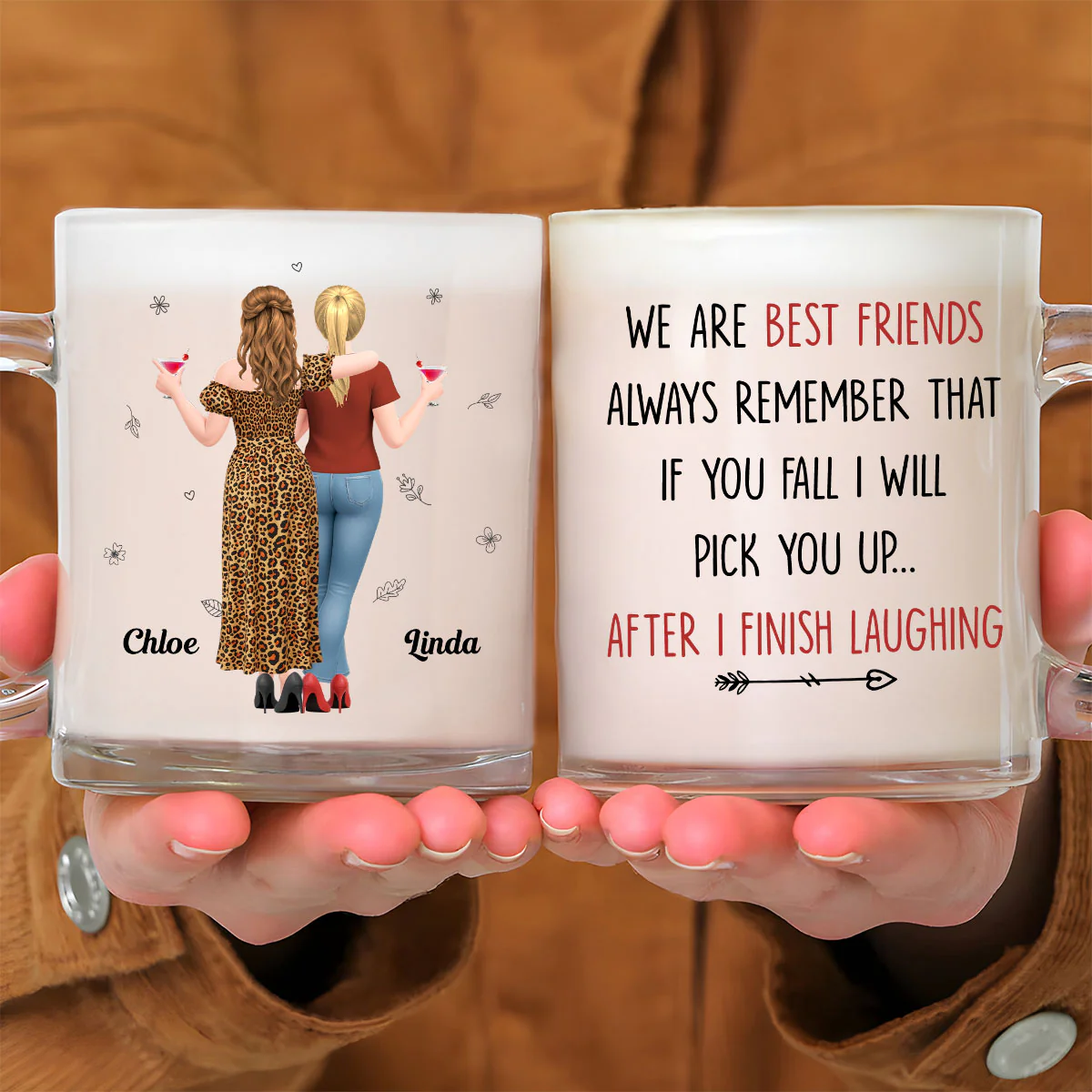 I Will Pick You After - Personalized Custom Glass Mug