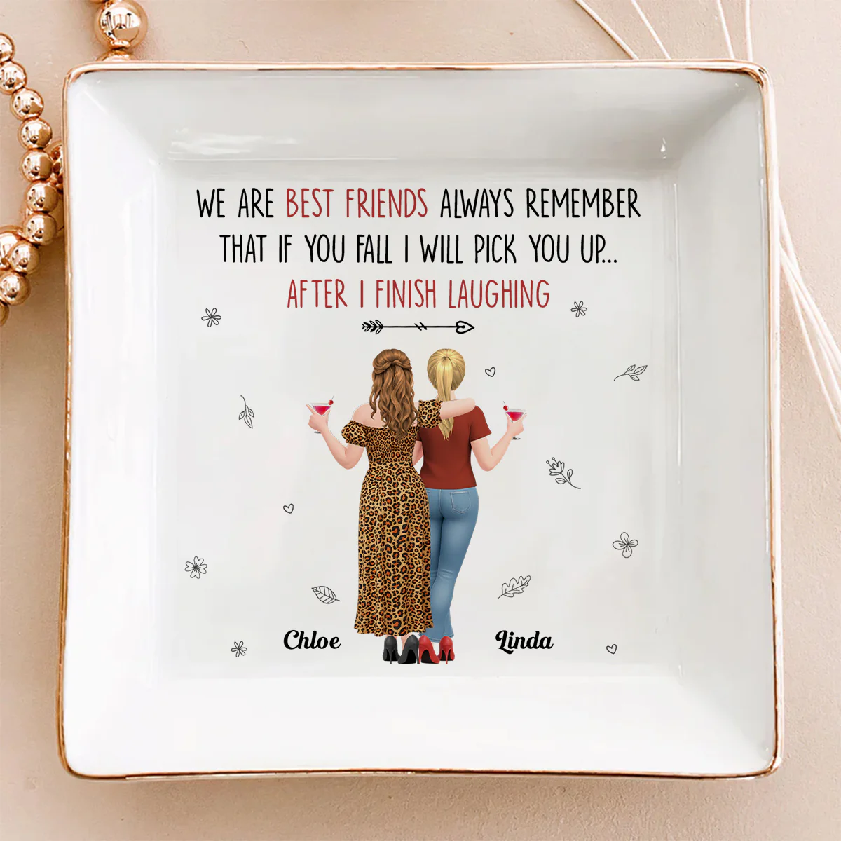 I Will Pick You After - Personalized Custom Jewelry Dish - Image 5