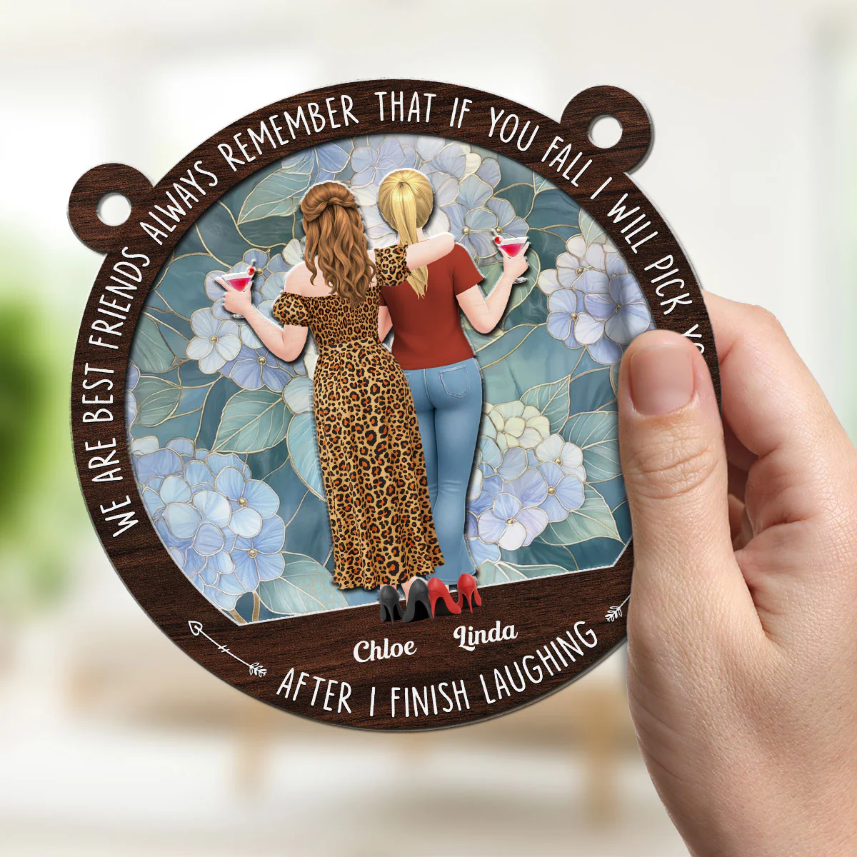 I Will Pick You After - Personalized Custom Suncatcher - Image 2