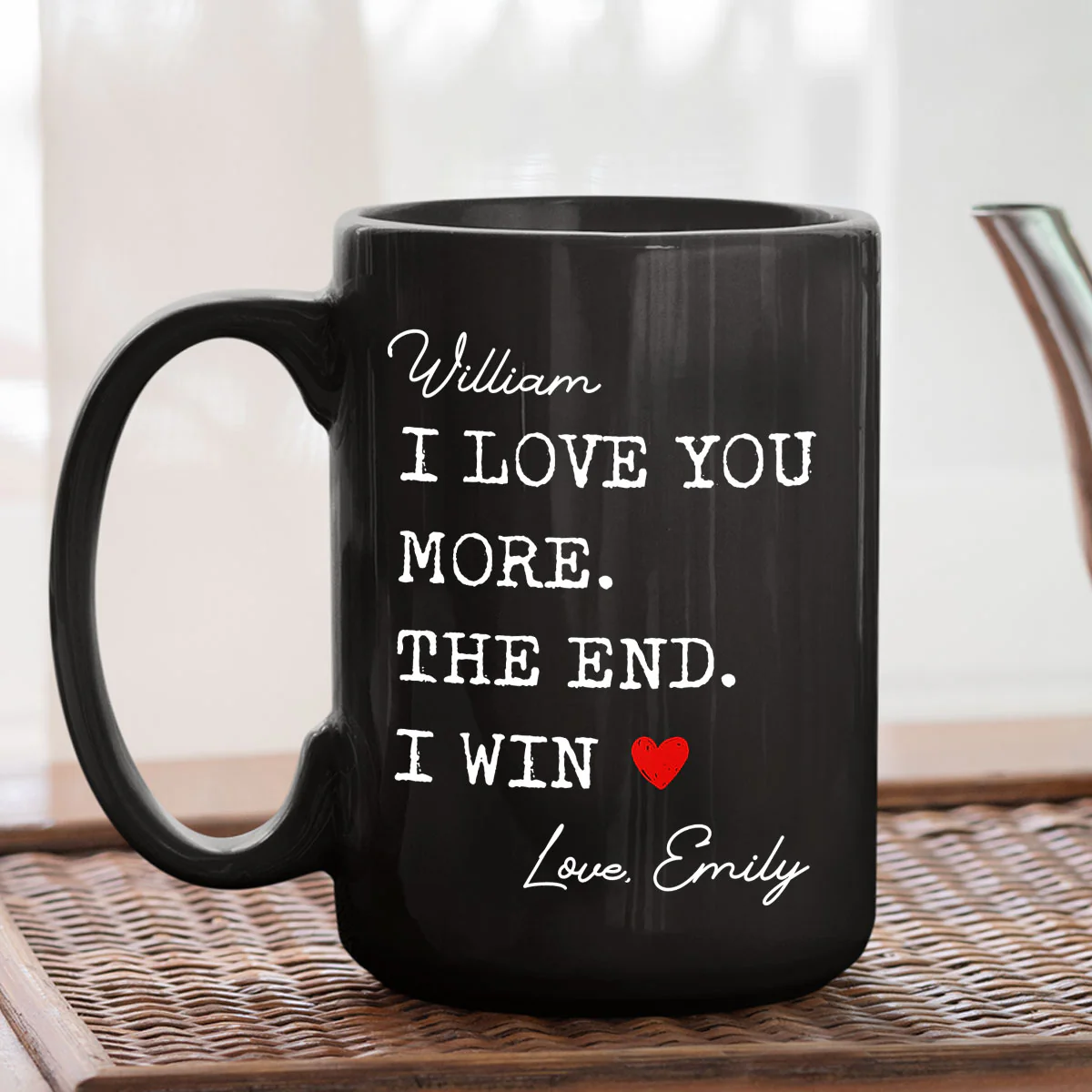 I Win - Personalized Custom Coffee Mug - Image 5
