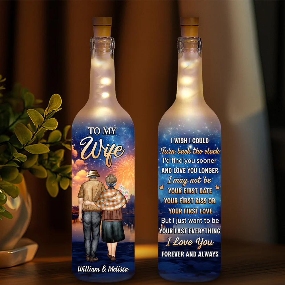 I Wish I Could - Personalized Custom Bottle Lamp