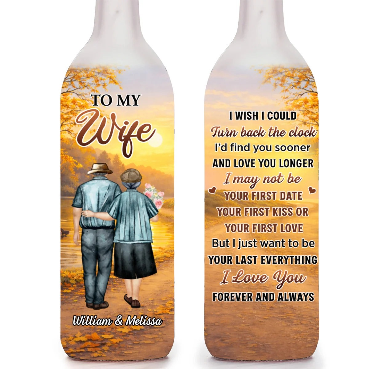 I Wish I Could - Personalized Custom Bottle Lamp - Image 8