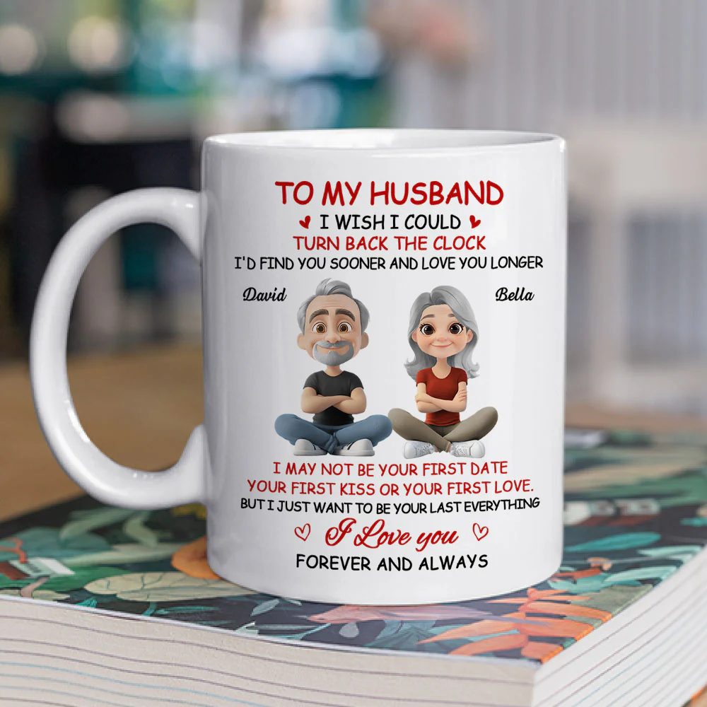 I Wish I Could Turn Back The Clock 2 - Personalized Custom Coffee Mug - Image 2