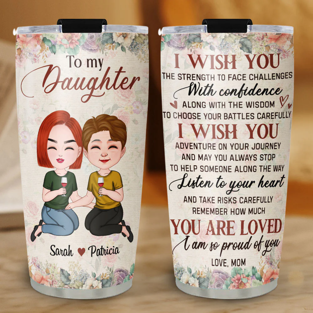 I Wish You - Personalized Custom Tumbler - Image 5