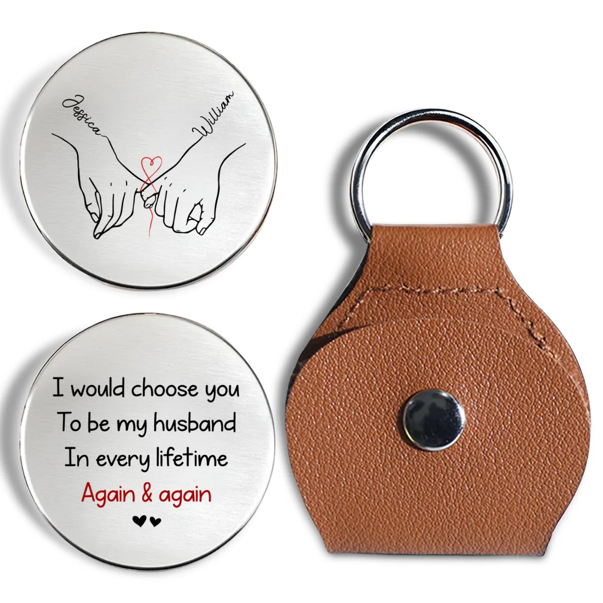 I Would Choose You - Personalized Custom Pocket Hug - Image 6