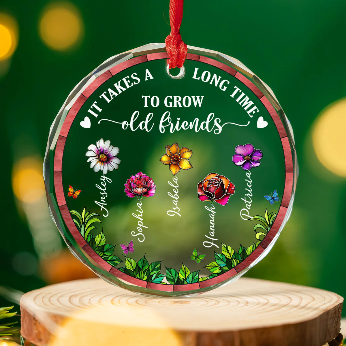 I Would Pick You - Personalized Custom Glass Ornament - Image 4