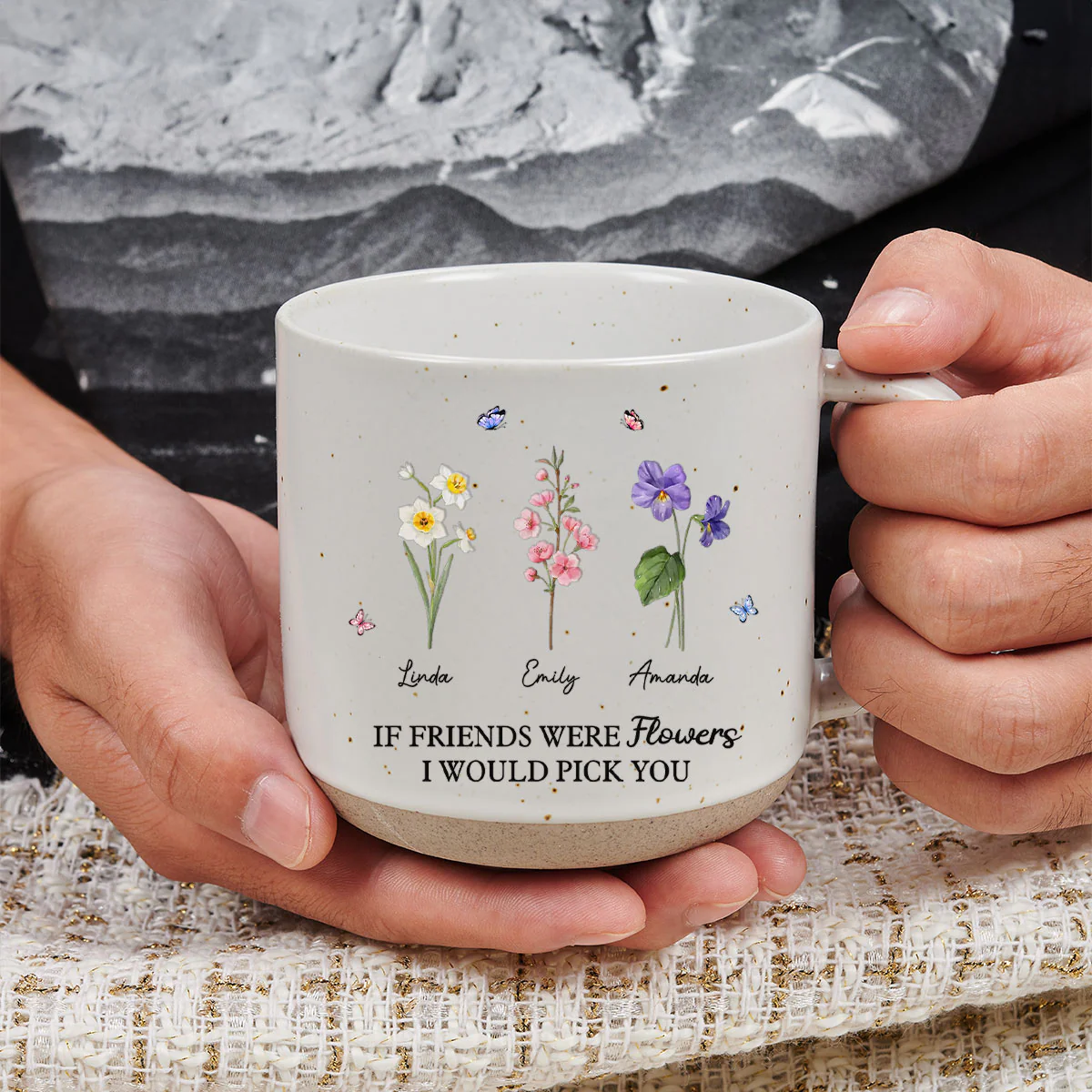 I Would Pick You - Personalized Custom Pottery Mug - Image 4