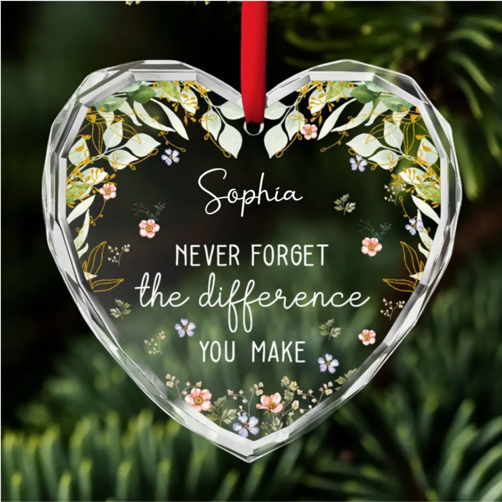 Had A Friend Like You - Personalized Custom Glass Ornament - Image 6