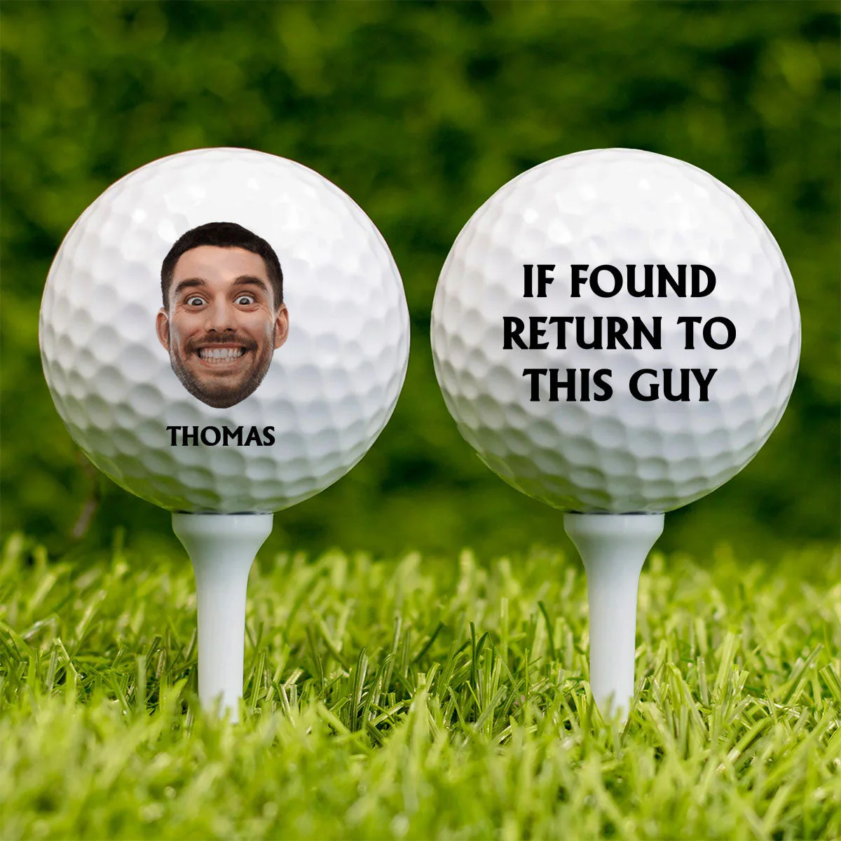 If Found Return To This Guy - Personalized Golf Ball - Image 5