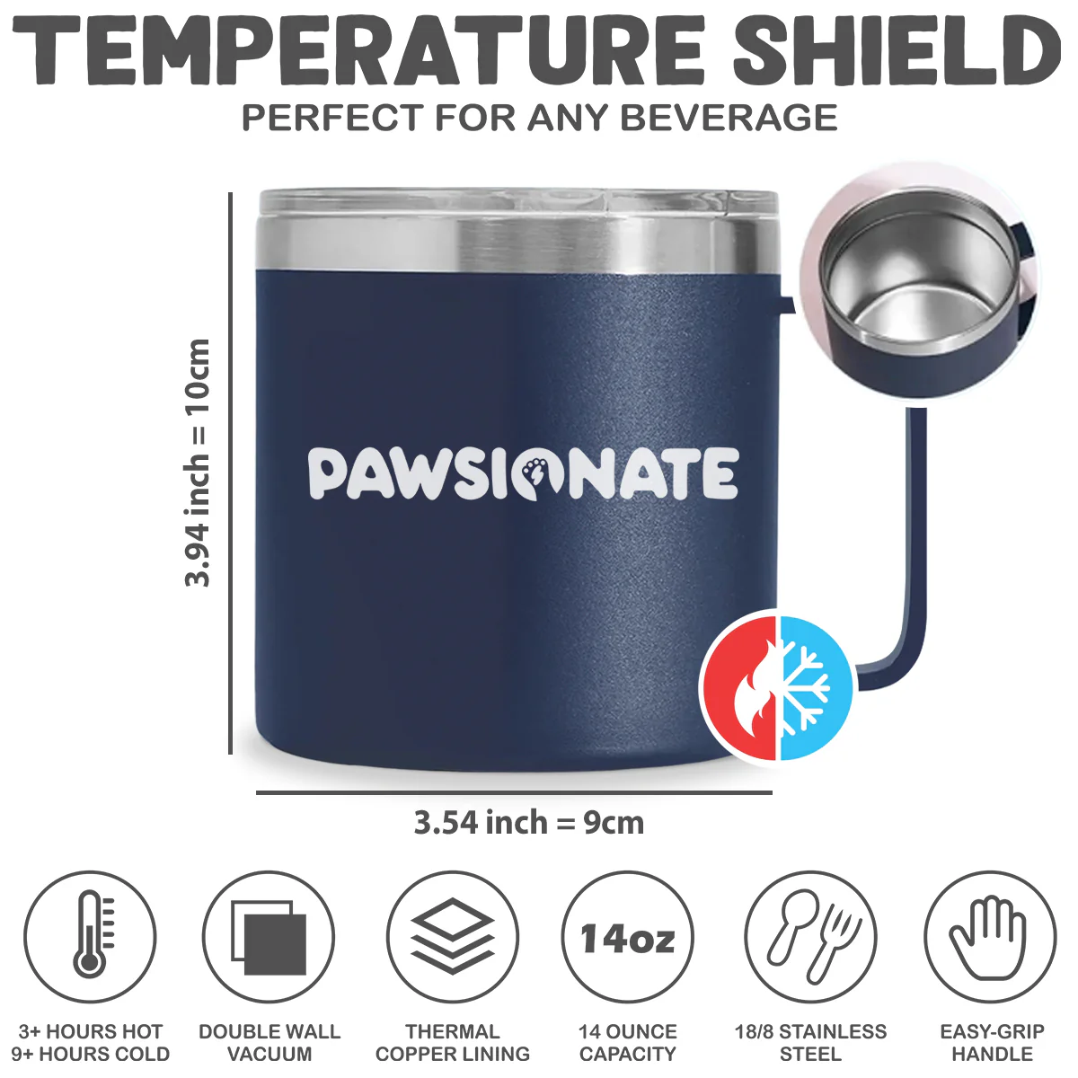 If Grandpa Dad Can Not Fix - Personalized Custom 14oz Stainless Steel Tumbler With Handle - Image 6