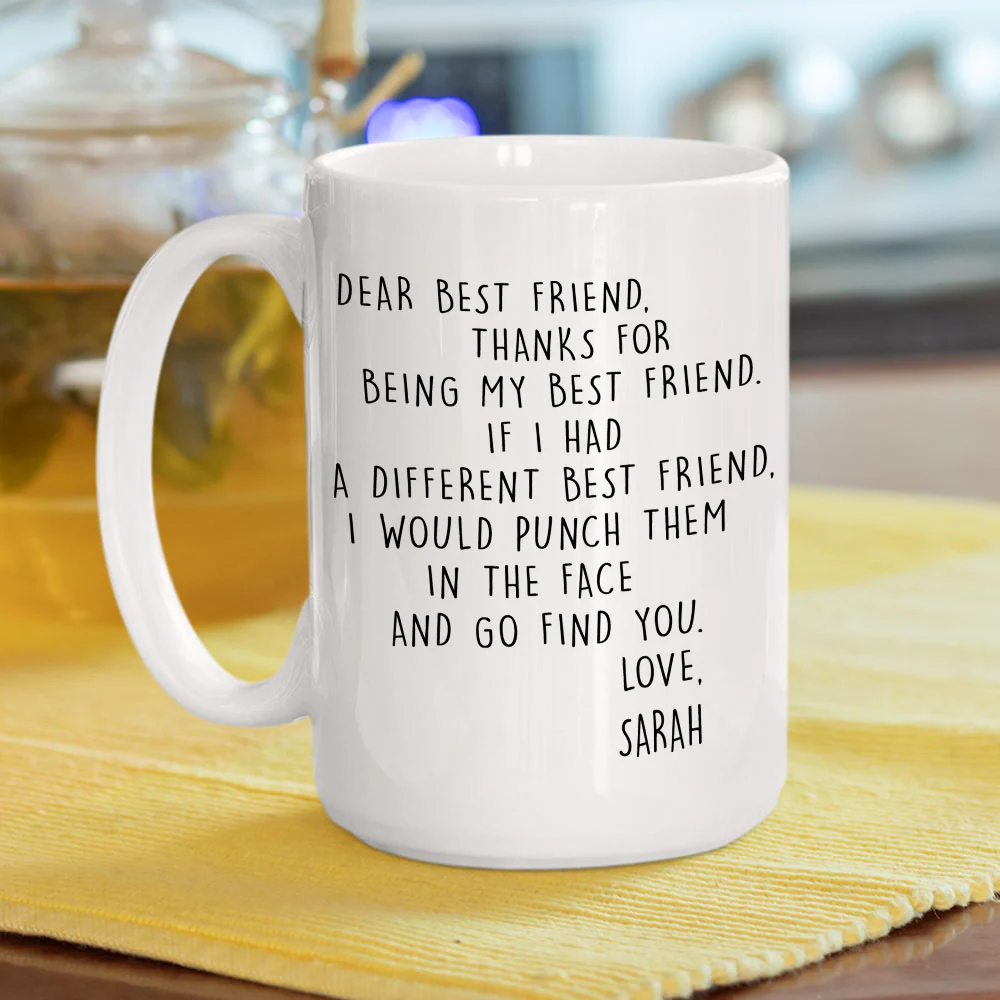 If I Had A Different Bestie - Personalized Custom Coffee Mug - Image 4