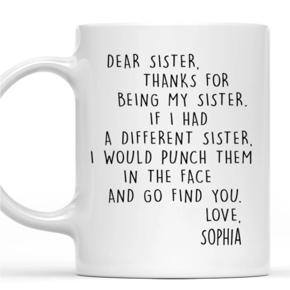 If I Had A Different Bestie - Personalized Custom Coffee Mug - Image 7