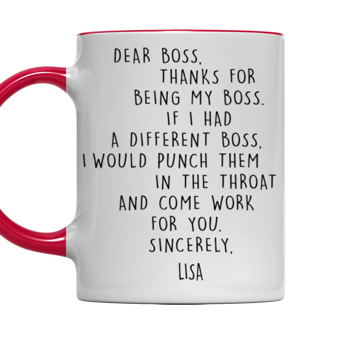 If I Had A Different Boss - Personalized Custom Accent Mug - Image 10