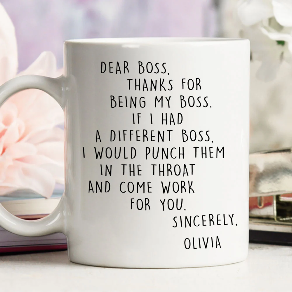 If I Had A Different Boss - Personalized Custom Coffee Mug - Image 3