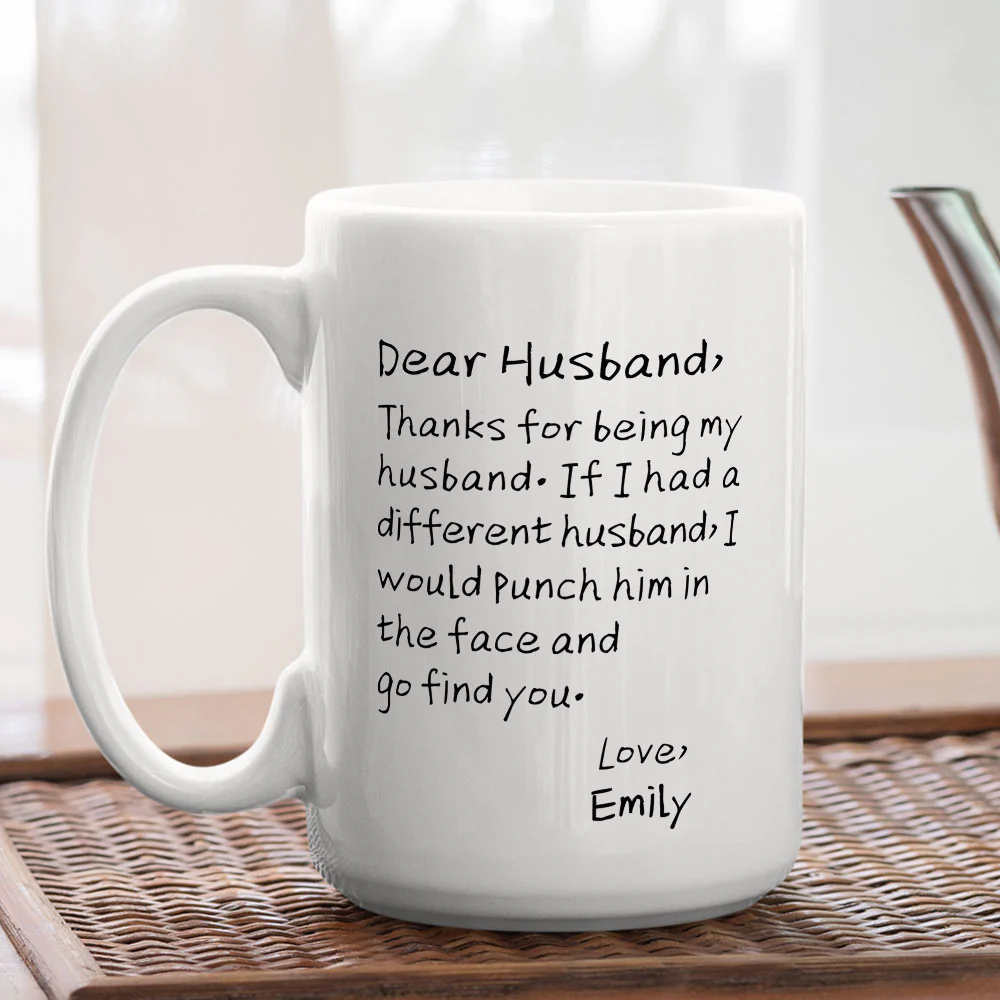 If I Had A Different Husband - Personalized Custom Coffee Mug - Image 4