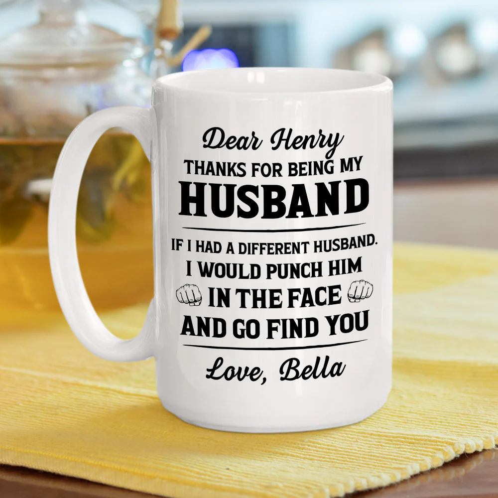 If I Had A Different Husband Version 2 - Personalized Custom Coffee Mug - Image 4