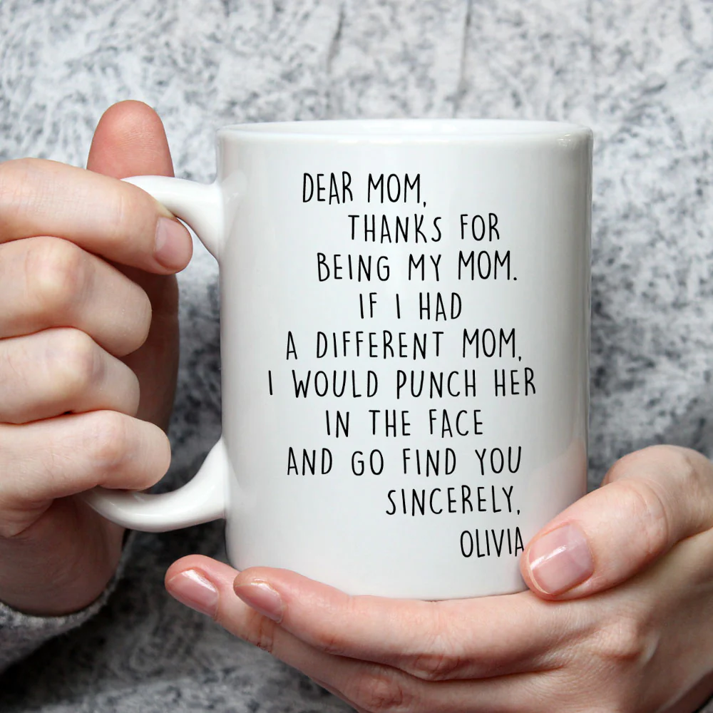 If I Had A Different Mom - Personalized Custom Coffee Mug - Image 2