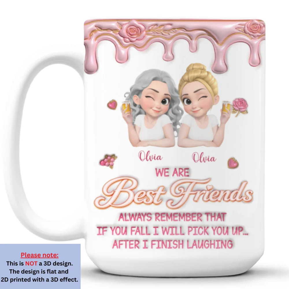 If You Fall You Have Me - Personalized Custom 3D Effect Mug - Image 9