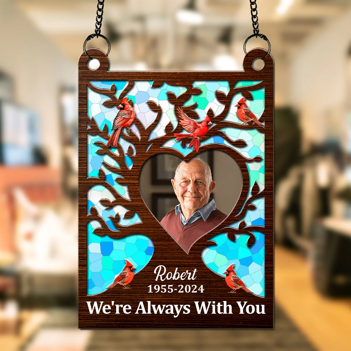 I'm Always With You - Personalized Custom Suncatcher - Image 4