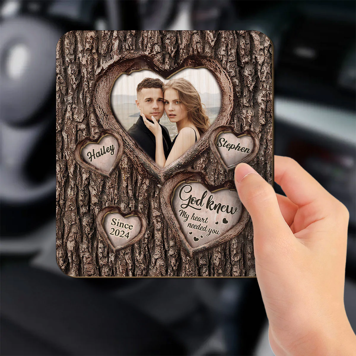 I'm Yours No Returns Or Refunds - Personalized Custom Car Visor Clip - Image 3