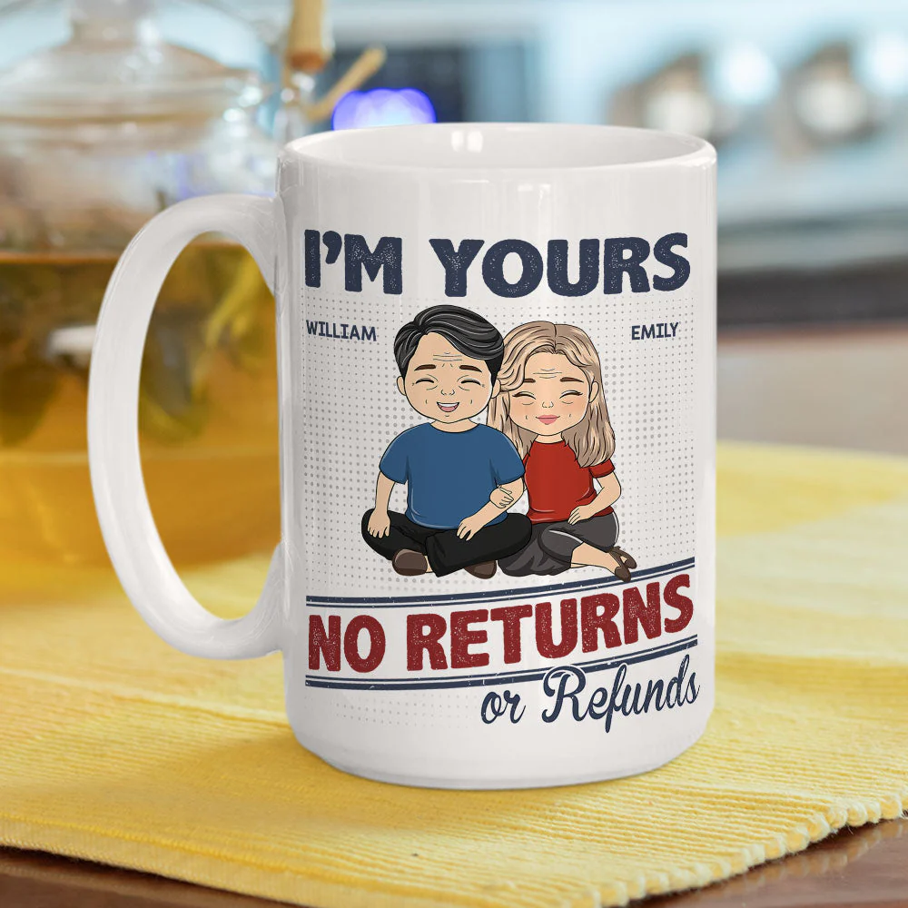 Im Yours - Personalized Custom Coffee Mug - Image 5