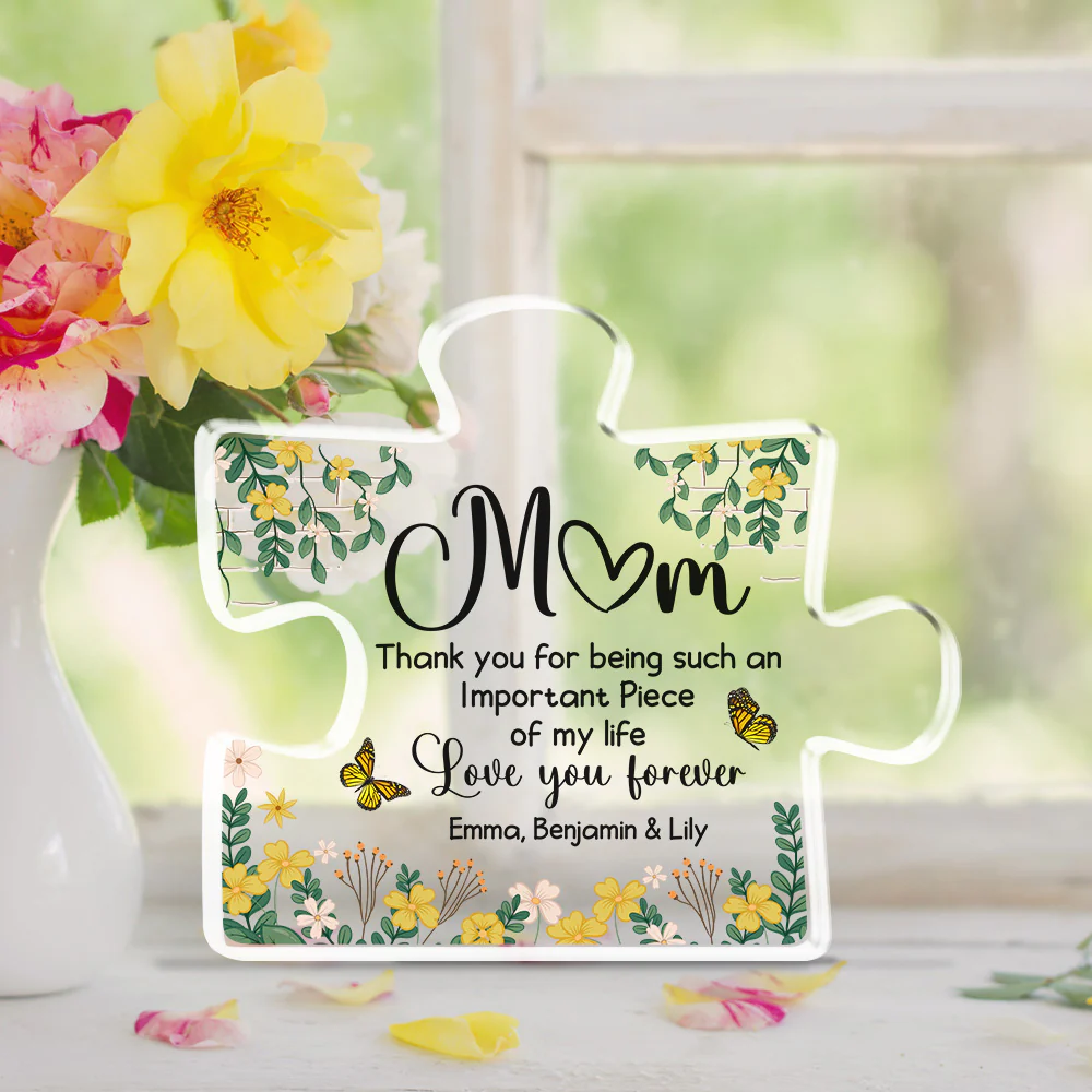 Important Piece Of My Life - Personalized Custom Acrylic Plaque - Image 3
